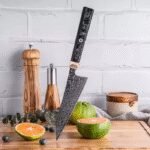 Kiritsuke Knife Fyn Damascus – Sharp & Elegant Design