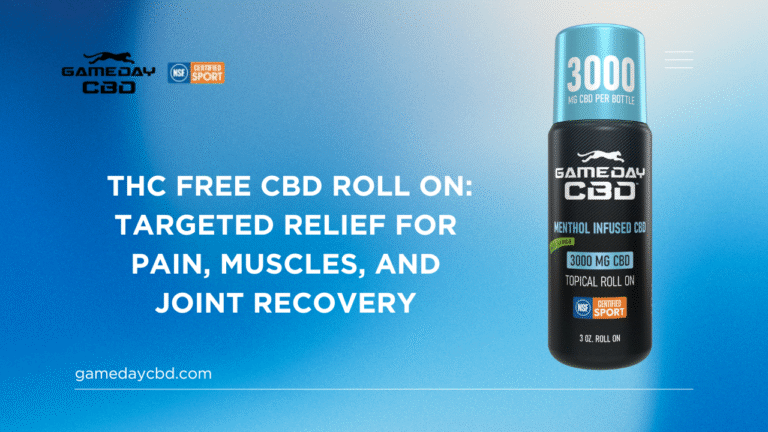 THC Free CBD Roll On: Targeted Relief for Pain, Muscles, and Joint Recovery