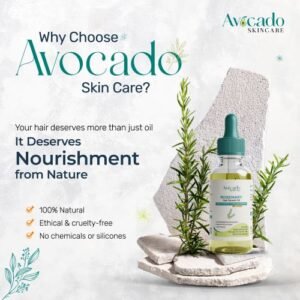 Healthy Glow and Strong Hair: Avocado Skin Care Meets Rosemary Hair Growth Oil