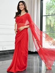 Floral Chiffon Saree: Soft Elegance Blooming with Modern Charm