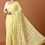 Unveil Timeless Elegance with Gulbhahar’s Chikankari Saree Collection