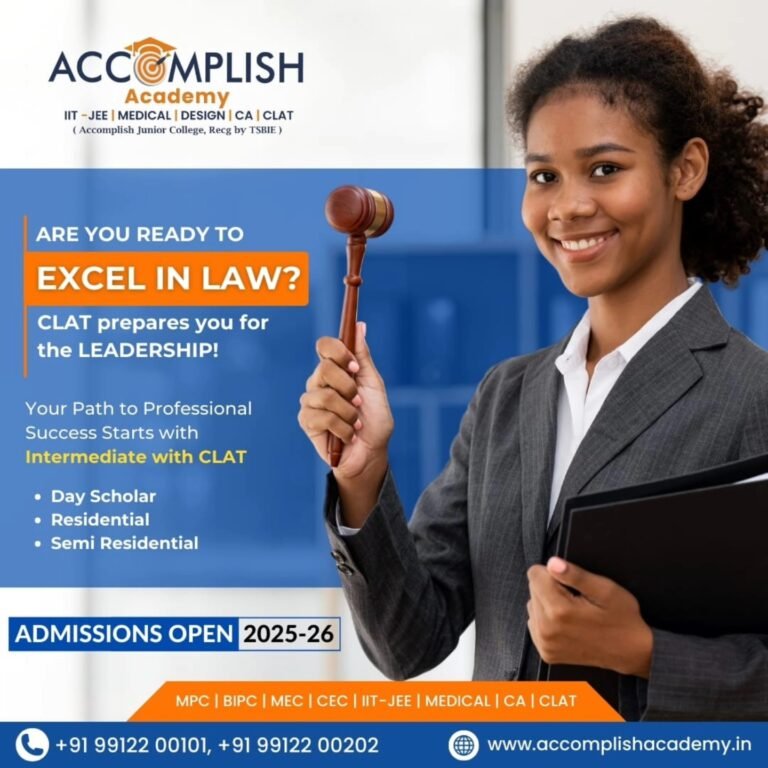 Best MPC College for IIT JEE | Shamshabad | Hyderabad – AccomplishAcademy