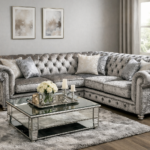 Crushed Velvet Chesterfield Corner Sofa — A Luxury Touch for Modern UK Homes