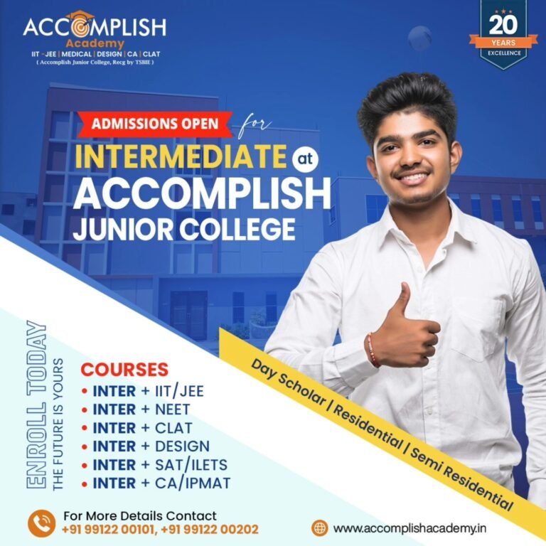 best iit coaching | best neet coaching | Shamshabad | Hyderabad – Accomplish Academy
