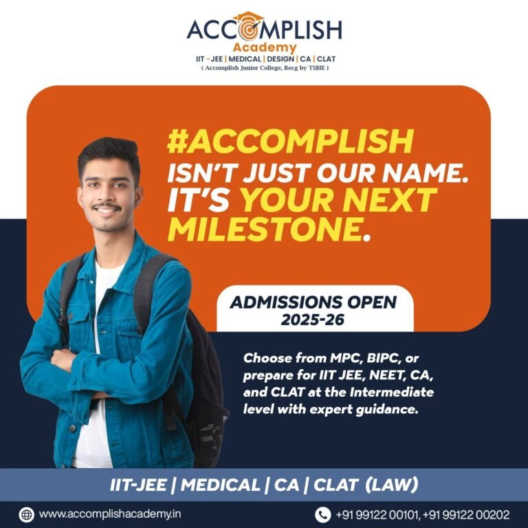 Best Junior College In Hyderabad | Shamshabad – Accomplish Academy