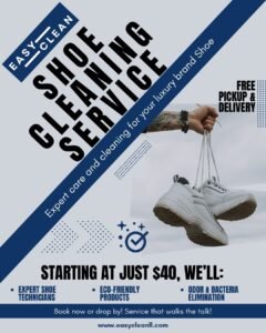 Shoe Cleaning Hudson County | Premium Sneaker & Leather Care – Easy Clean
