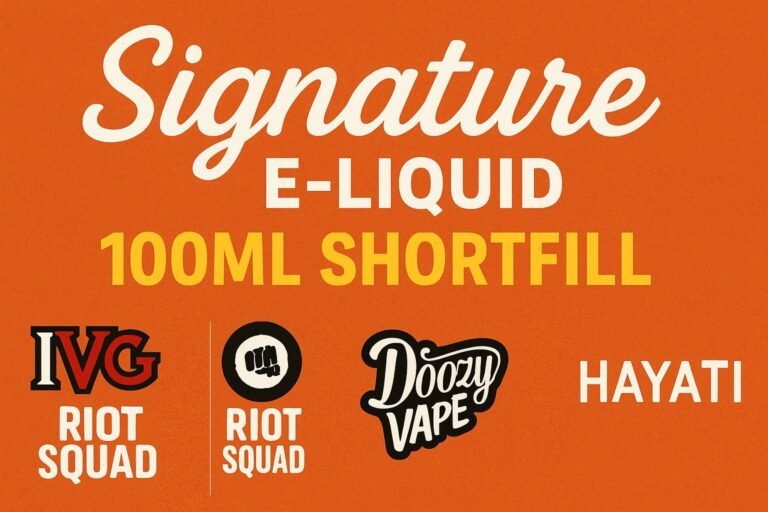 Signature Shortfill 100ml Review: A Top Pick for E-Liquid & Nic Salt Users