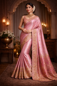 Affordable luxury rests in the Gulbhahar Kanjivaram Saree under 2000