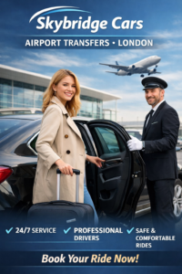 Skybridge Cars: Reliable London Airport Taxi Service for 24/7 Transfers