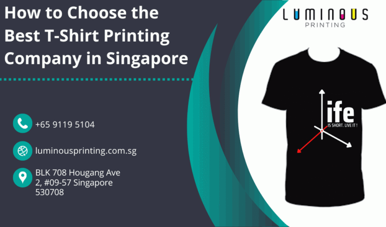 Custom T Shirt Printing Singapore| Affordable T-shirt Printing | Luminous Printing