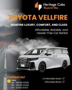 Toyota Vellfire Rental Jaipur | Luxury MPV Hire for Royal Travel