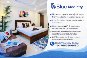 Hotels Near Medanta Hospital Gurgaon with Comfortable Rooms and Modern Amenities