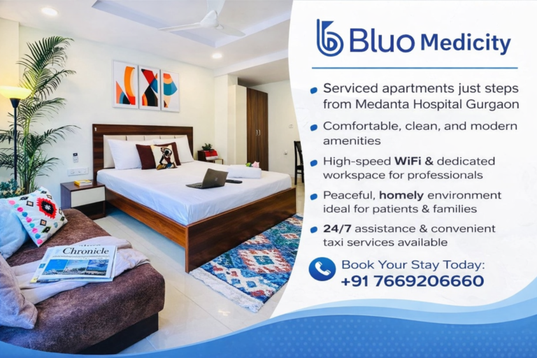 Hotels Near Medanta Hospital Gurgaon with Comfortable Rooms and Modern Amenities