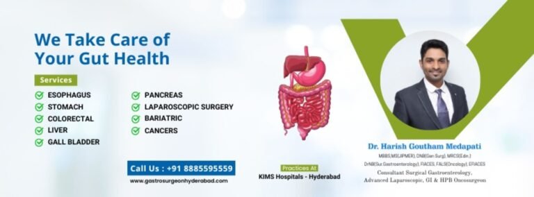 Best Surgical Gastroenterologist in Hyderabad | Dr Harish Goutham