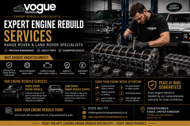 Expert Engine Rebuild Services Range Rover & Land Rover Specialists – VogueTechnics