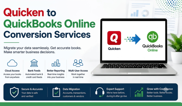 Quicken to QuickBooks Online Conversion Services