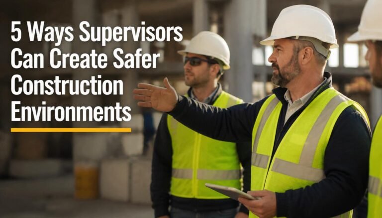 5 Ways Supervisors Can Create Safer Construction Environments