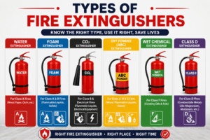 The Complete Guide to Types of Fire Extinguisher and Their Uses in Homes and Businesses