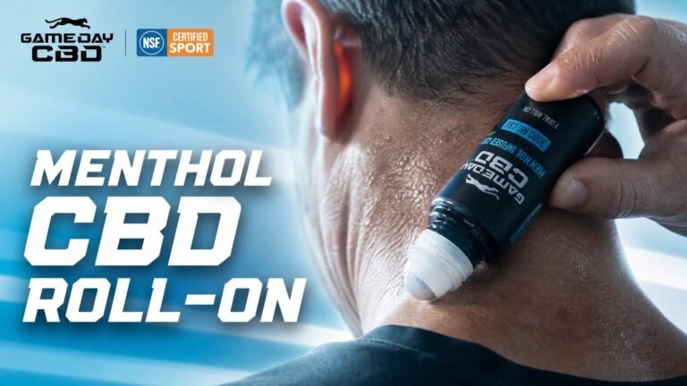 Gameday CBD Menthol CBD Roll-On for Everyday Comfort and Recovery