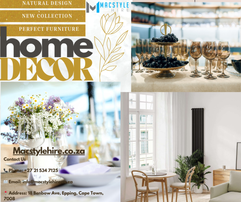 Event Hire Cape Town | Macstyle Hire for Stylish Events