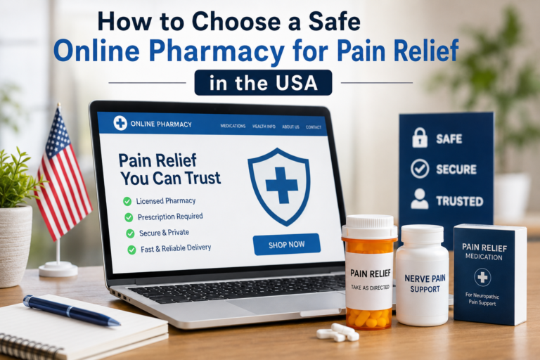 How to Choose a Safe Online Pharmacy for Pain Relief in the USA
