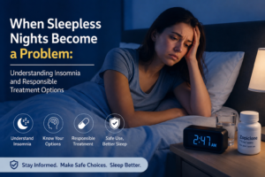 When Sleepless Nights Become a Problem: Understanding Insomnia and Responsible Treatment Options