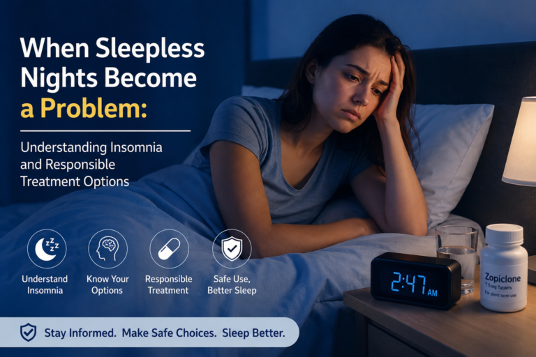 When Sleepless Nights Become a Problem: Understanding Insomnia and Responsible Treatment Options