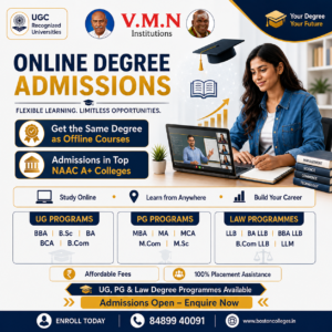 Online Degree Admission in Tamil Nadu: Courses, Eligibility and Career Opportunities