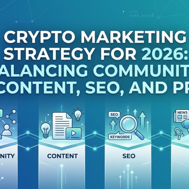 Crypto Marketing Strategy for 2026: Balancing Community, Content, SEO, and PR