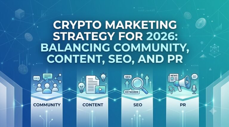Crypto Marketing Strategy for 2026: Balancing Community, Content, SEO, and PR