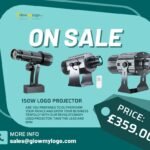 Custom Logo Projectors UK for Creative Indoor Brand Lighting