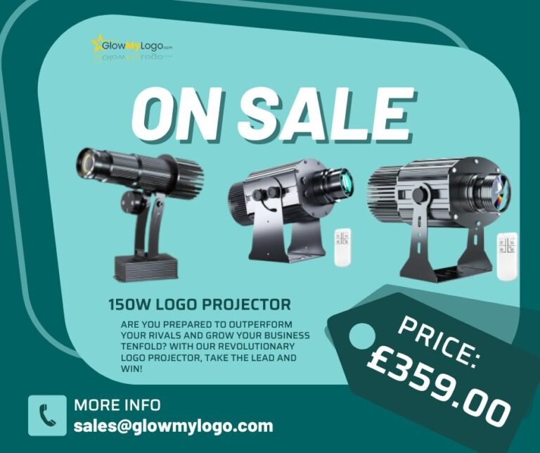 Custom Logo Projectors UK for Creative Indoor Brand Lighting