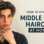How to Style a Middle Part Haircut at Home