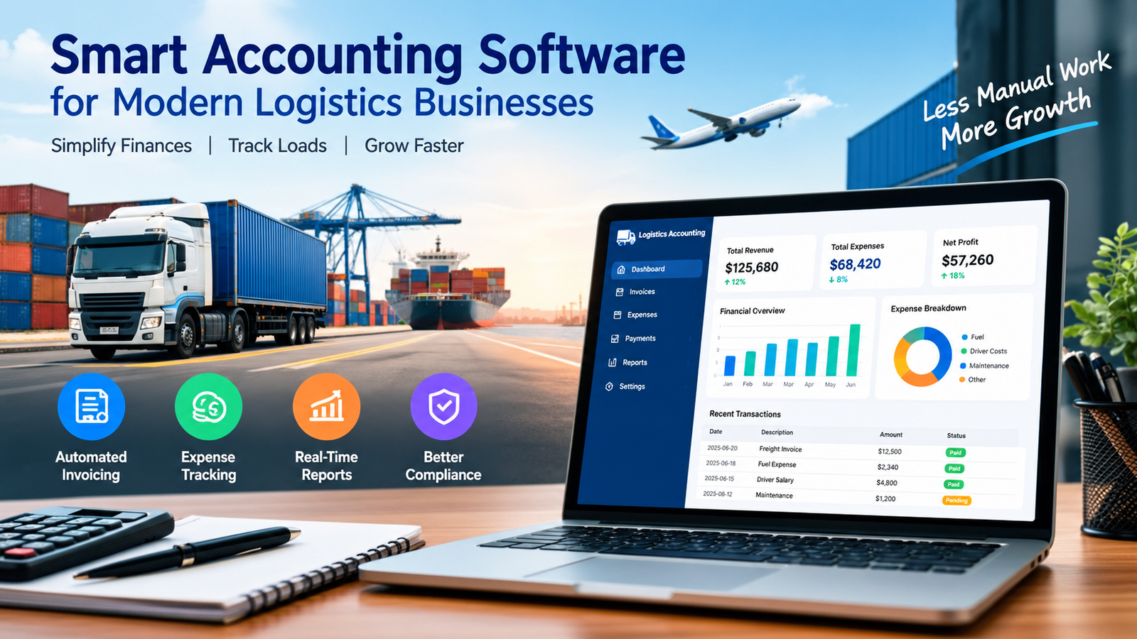 Smart Accounting Software for Modern Logistics Businesses