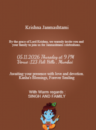 Festival Invitation Cards | Beautiful Digital Invites