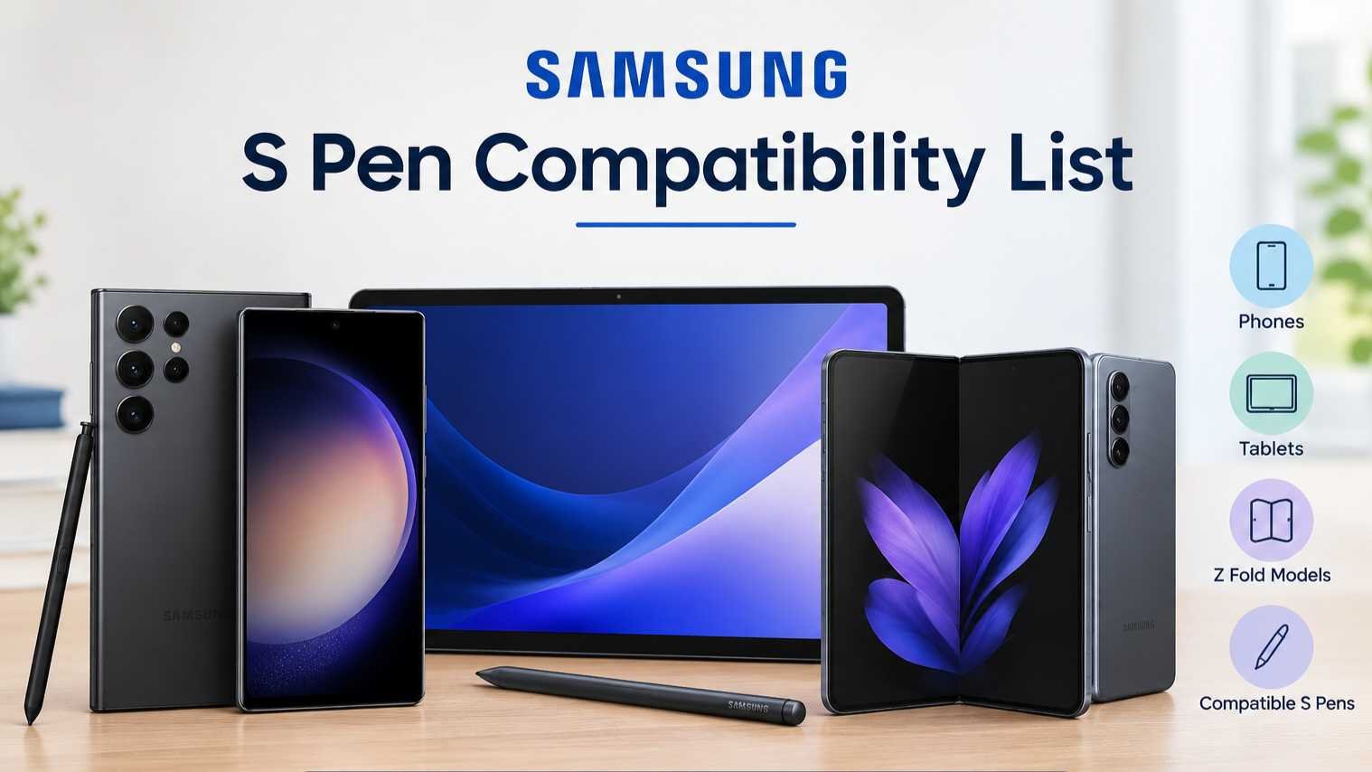 Samsung S Pen Compatibility: Supported Devices and Features