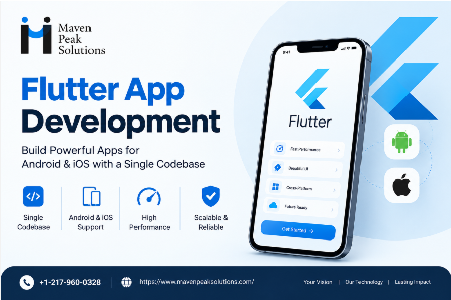 Flutter App Development Company in the USA: Building High-Performance Apps for Modern Businesses