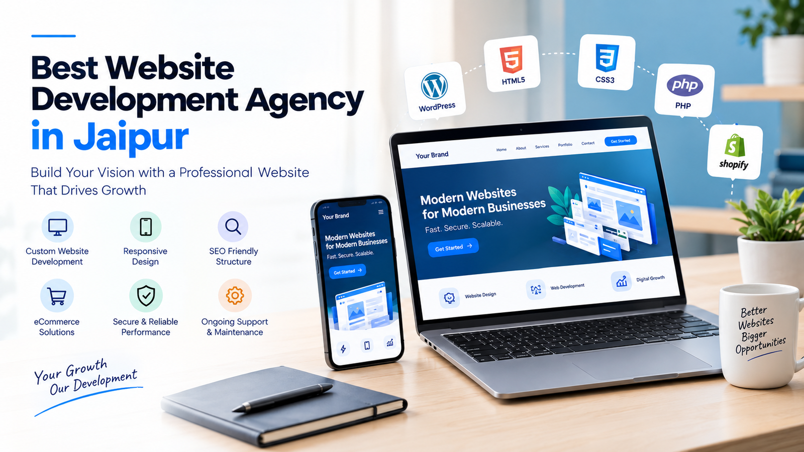 Best Website Development Agency in Jaipur for Modern Businesses