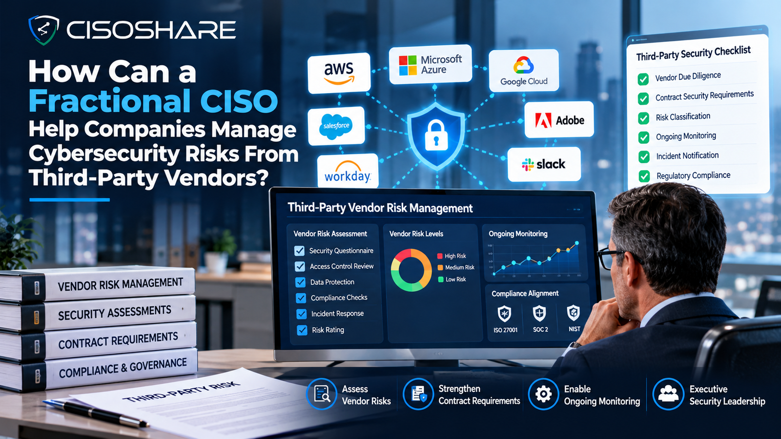 How Can a Fractional CISO Help Companies Manage Cybersecurity Risks From Third-Party Vendors?