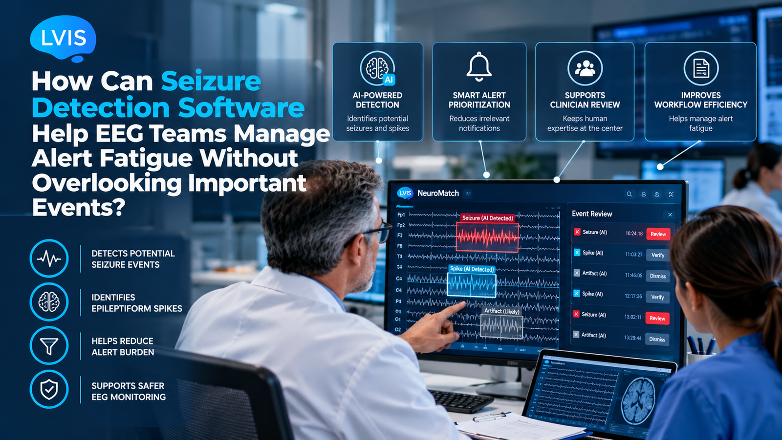 How Can Seizure Detection Software Help EEG Teams Manage Alert Fatigue Without Overlooking Important Events?