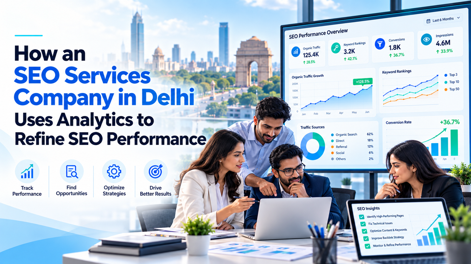 How an SEO Services Company in Delhi Uses Analytics to Refine SEO Performance