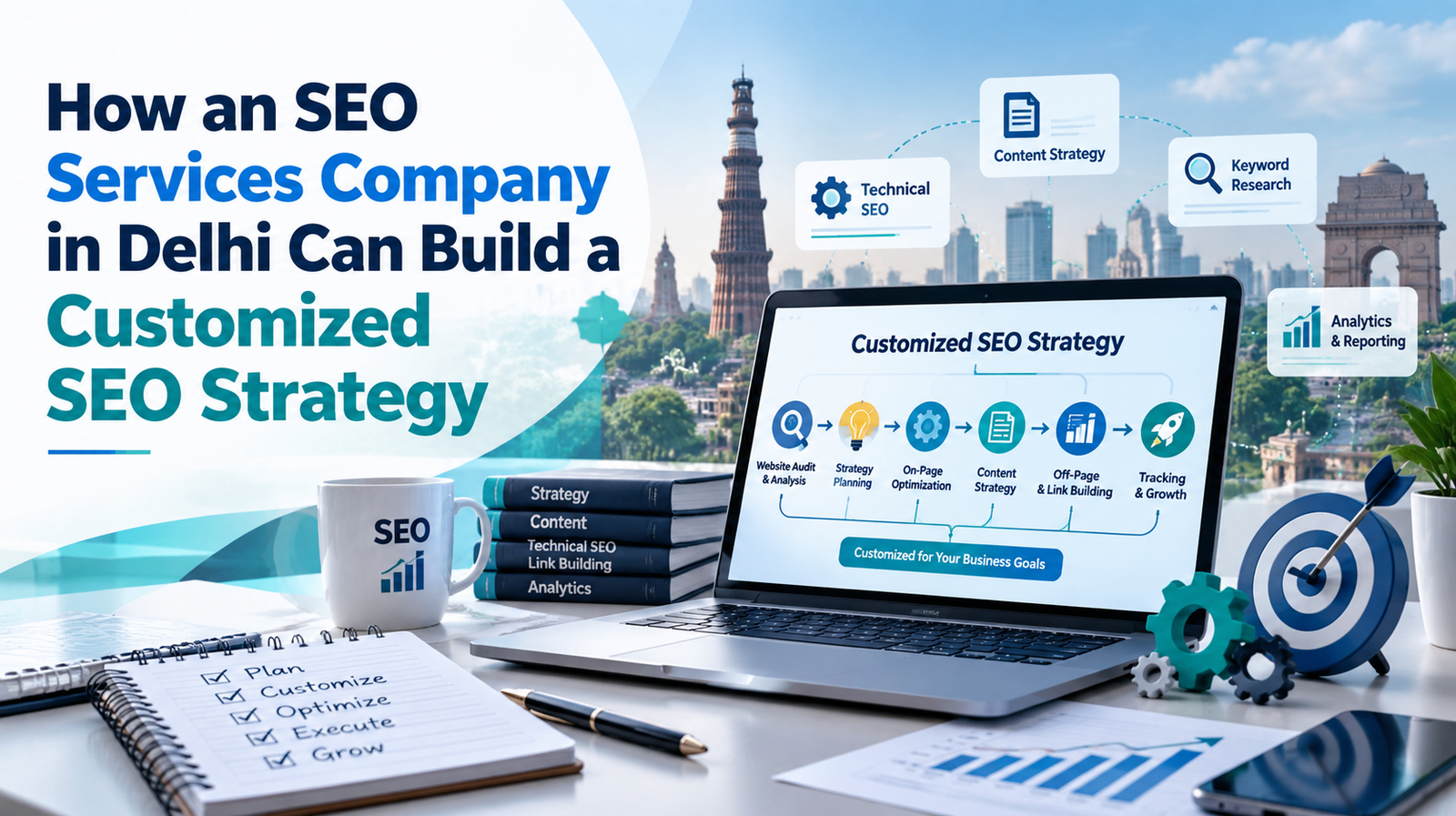 How an SEO Services Company in Delhi Can Build a Customized SEO Strategy