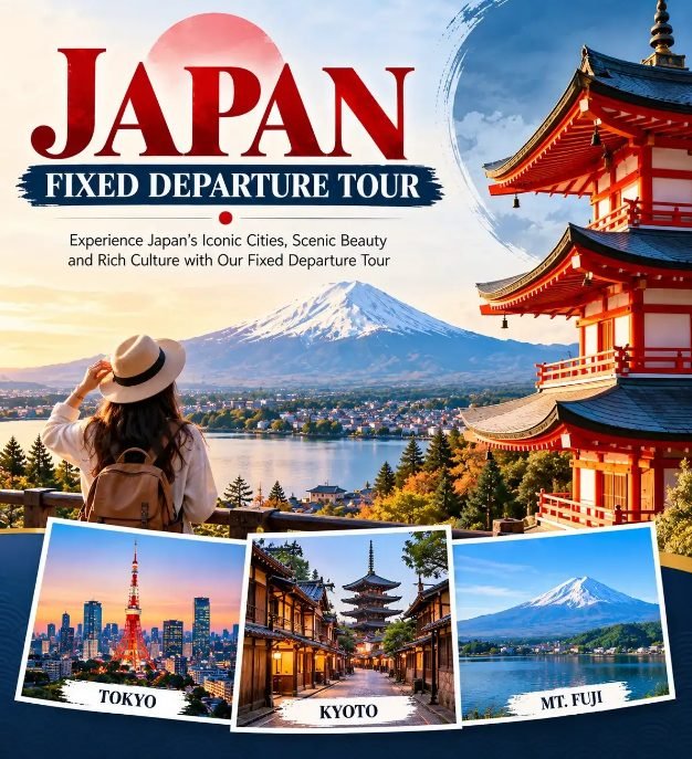 Japan Fixed Departure Package: Explore Japan with a Well-Planned Group Tour