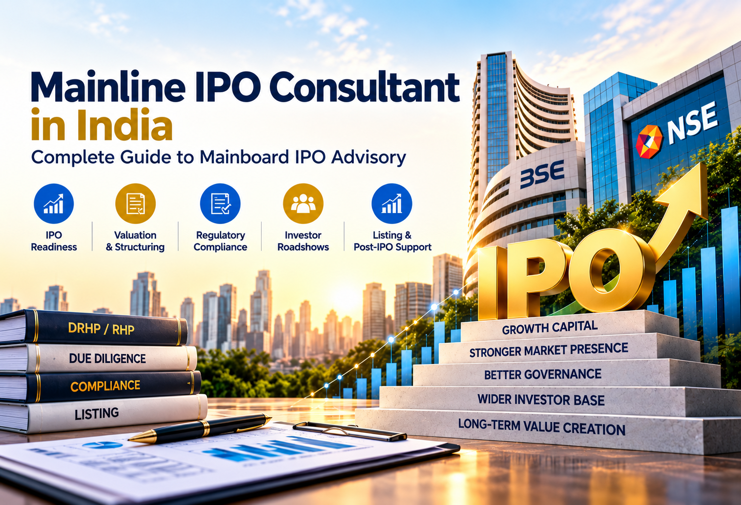 Mainboard IPO Consultant in India: Complete Guide to Mainboard IPO Advisory