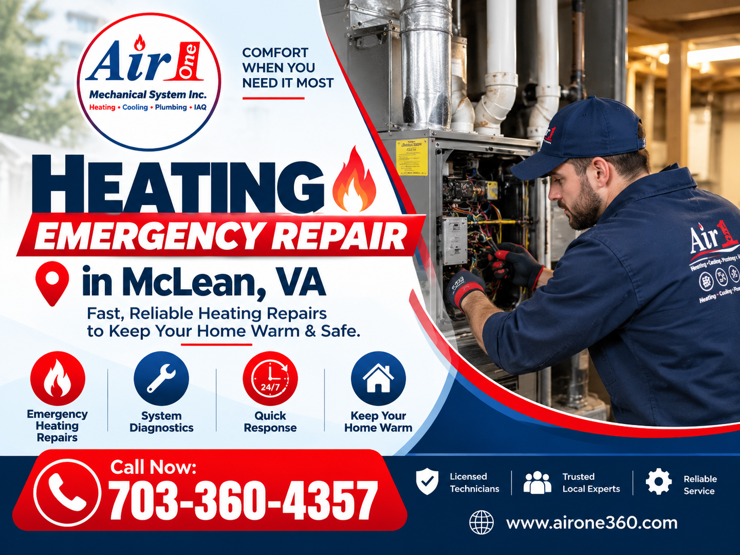 Heating Emergency Repair McLean VA: Reliable Solutions for Sudden Heating Failures