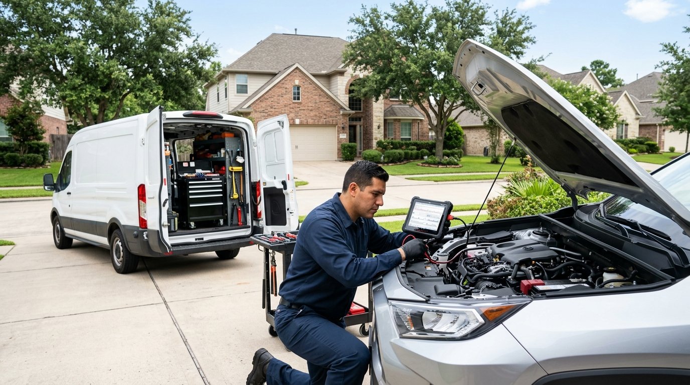 What to Know Before Booking a Mobile Mechanic for Home Visit Auto Repair Service Tomball TX