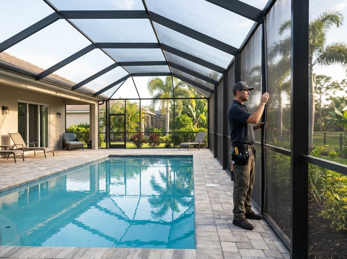 How Can Proper Pool Cage Screen Maintenance Help Prevent Frequent Repairs in Riverview FL?