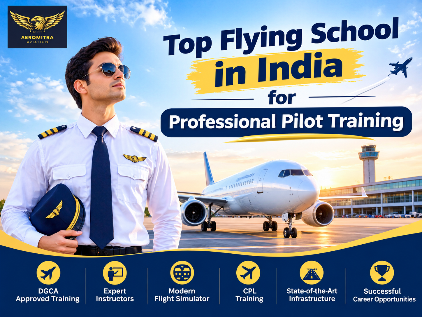 Top Flying School in India for Professional Pilot Training